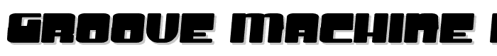 Groove Machine Expanded Bold font